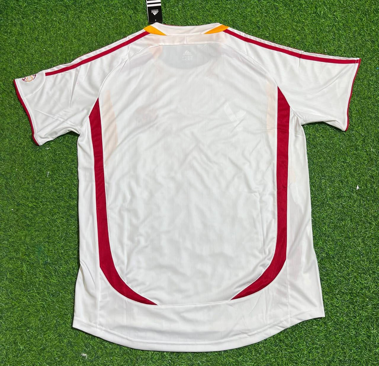 Spain World Cup 2006 White Retro Football Jersey