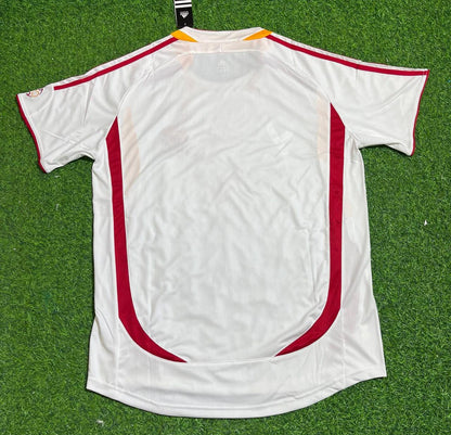 Spain World Cup 2006 White Retro Football Jersey