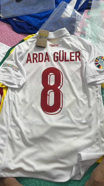Arda Guler 2024 UEFA Turkey Formasi Football Jersey Kit