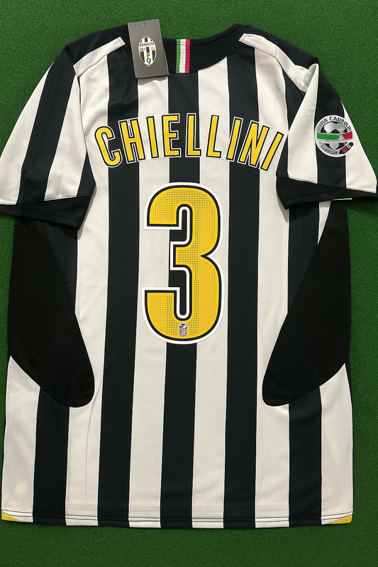 Juventus Giorgio Chiellini 2005-2006 Retro Jersey | Kit | Trikot | Maillot Soccer Kit