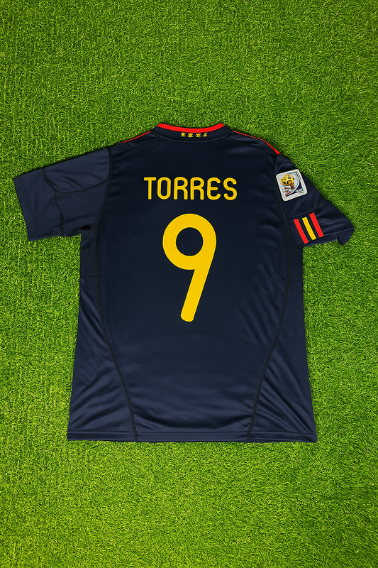 #9 Fernando Torres - Spain 2010 World Cup Final Retro Jersey Trikot Soccer Kit