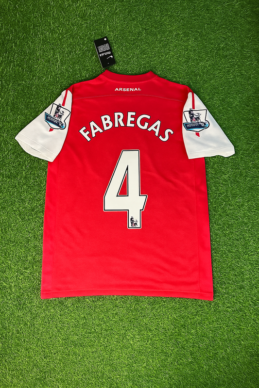 #4 Cesc Fabregas Arsenal 2010-2011 Retro Kit Jersey Trikot Maglia Soccer Kit