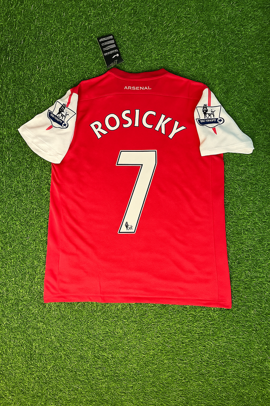 Arsenal Tomas Rosicky 2010-2011 Retro Kit Jersey Trikot Maglia Soccer Kit