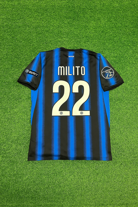 - Diego Milito Inter 2011 Jersey Soccer Trikot Maillot Maglia Soccer Kit