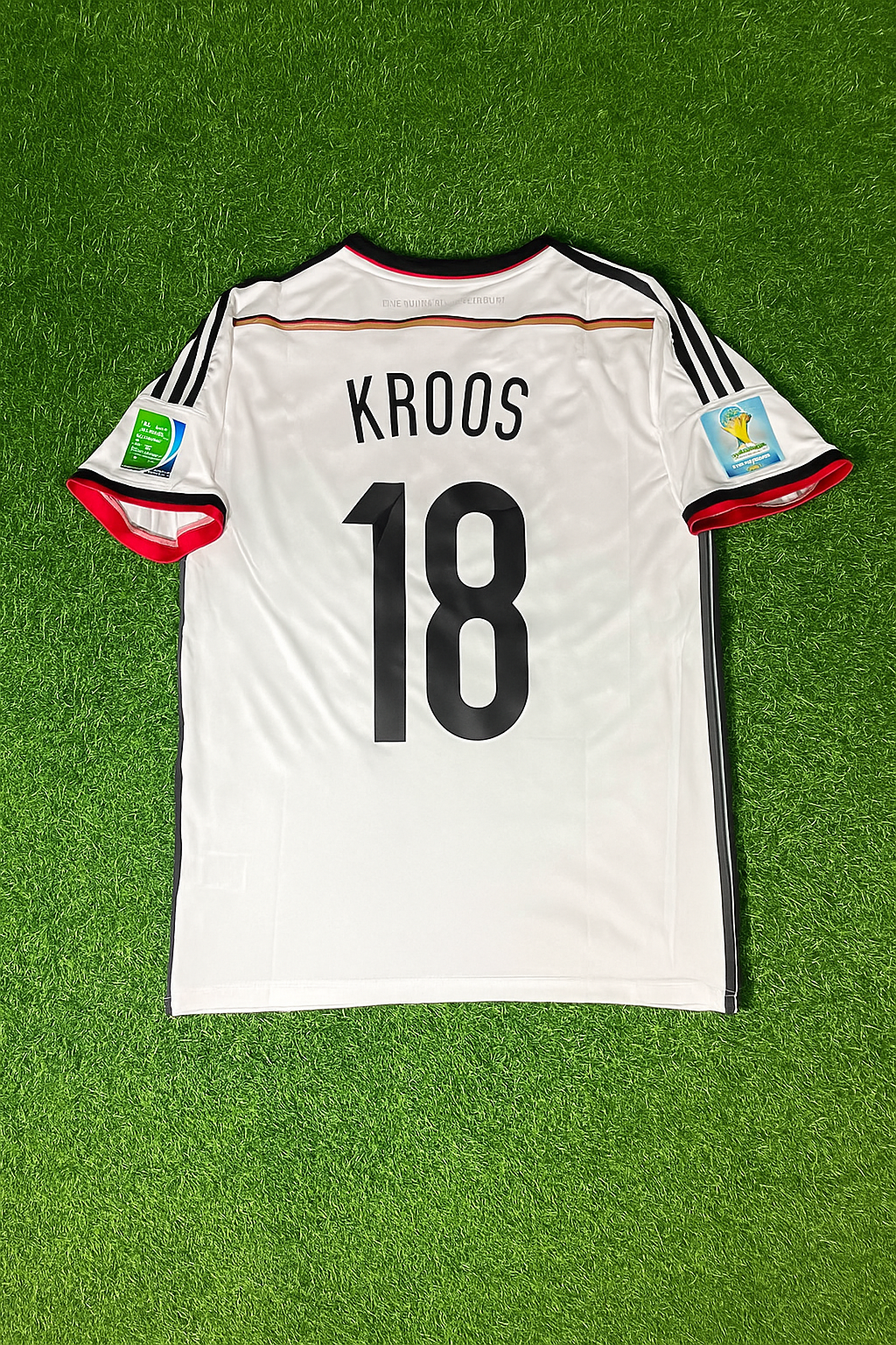 - Toni Kroos Germany 2014 World Cup White Retro Kit Jersey Trikot Maillot Soccer Kit