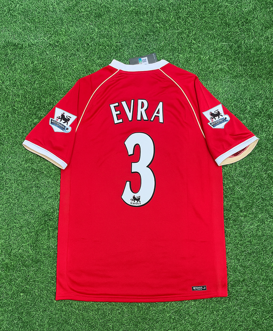 Manchester Patrice Evra United Retro 2005-06 Retro Jersey Maillot Maglia Soccer Kit
