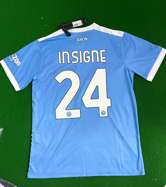 Napoli Lorenzo Insigne 2021-22 Maradona Special Edition Jersey Maillot Maglia Soccer Kit