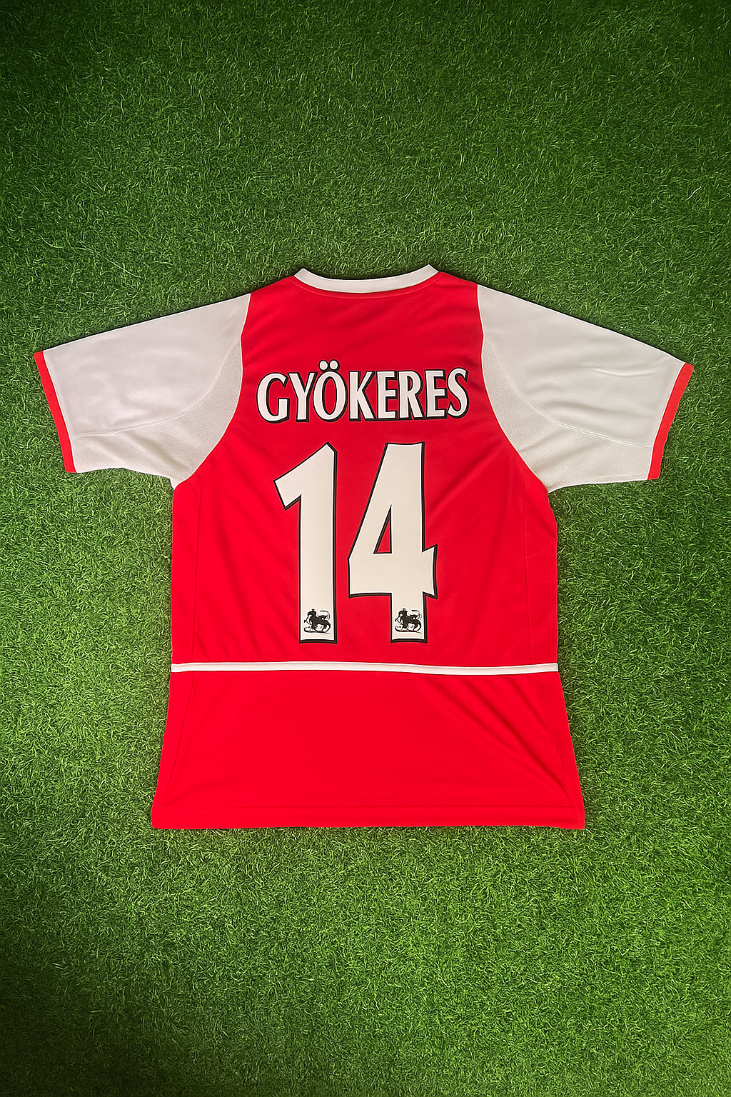 Viktor Gyökeres 14 - Arsenal o2 2002/03 Home Retro Football Jersey Kit Soccer