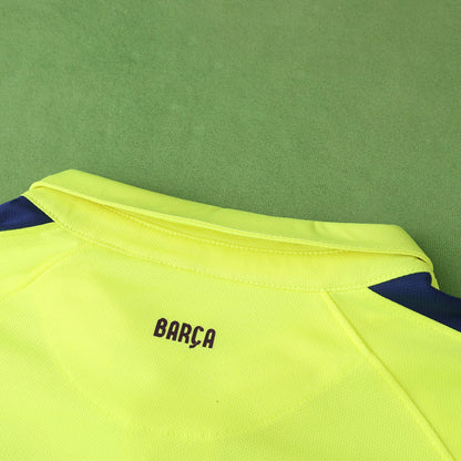 Pedri 14/15 Retro Yellow Football Jersey