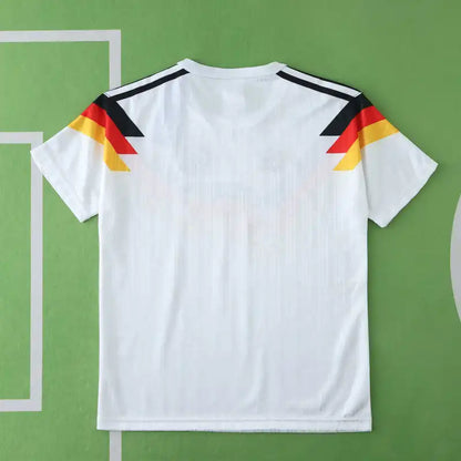 Germany Deutschland 1990 Home Retro Kids Football Jersey Kit