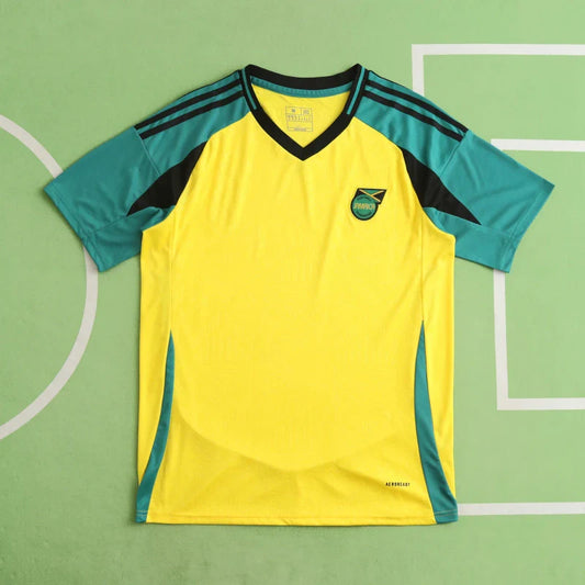 AFCB Jamaika Bob Marley Gelbes spezielles Gedenk-T-Shirt Trikot Maillot Camiseta Voetbaltrui