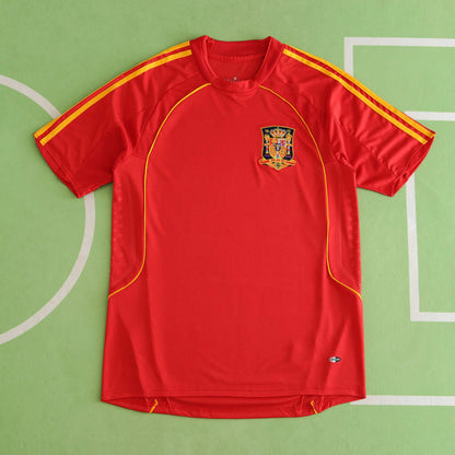 Spain EURO 2008 Retro Football Jersey Kit
