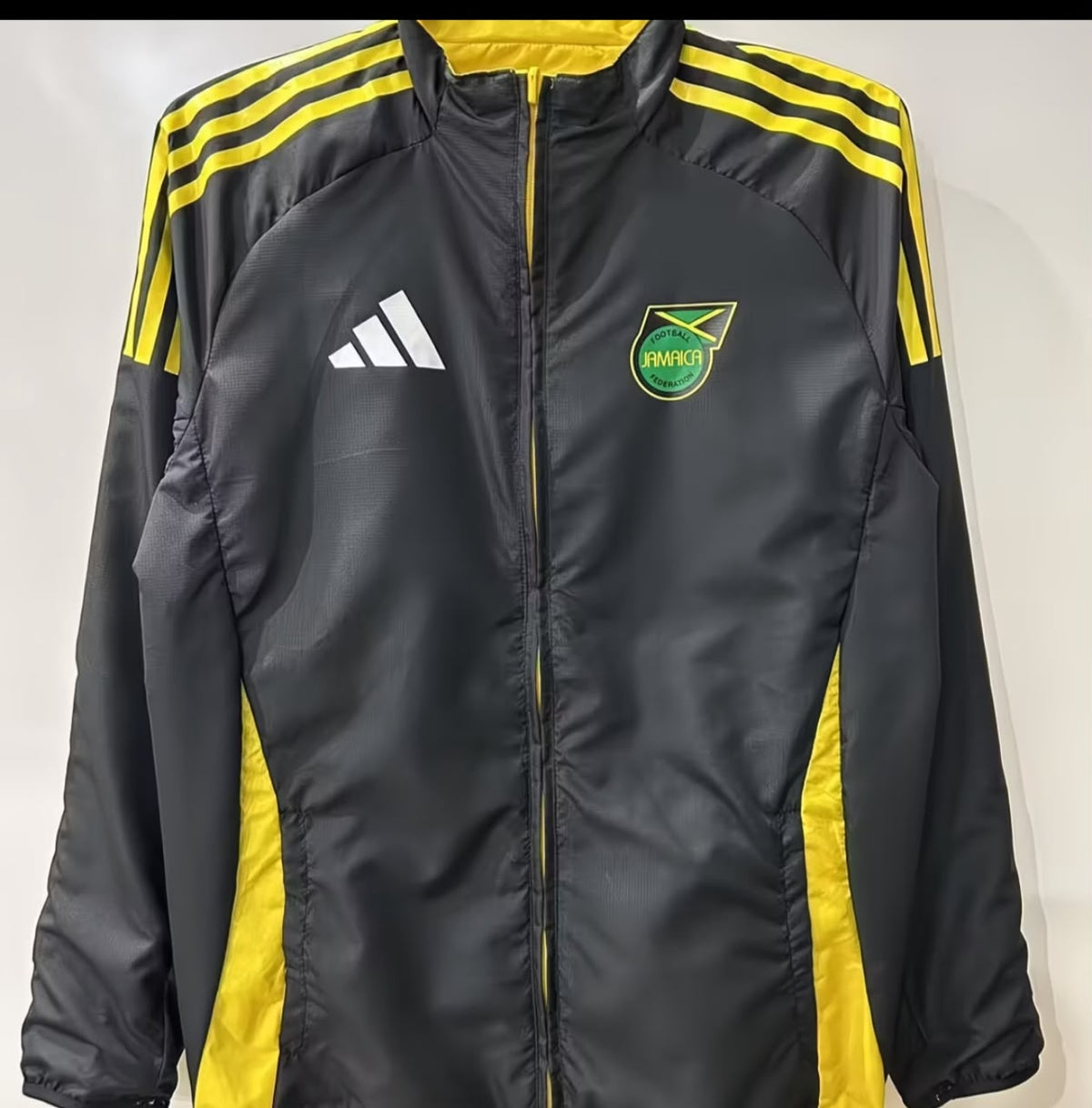 Jamaica Bob Marley Reversible Yellow Green Jacket Both Size Jacket