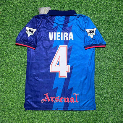Patrick Vieira Arsenal Retro 1998 Season Retro Football Jersey