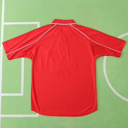 Liverpool 2001 Retro Away White Retro Football Jersey