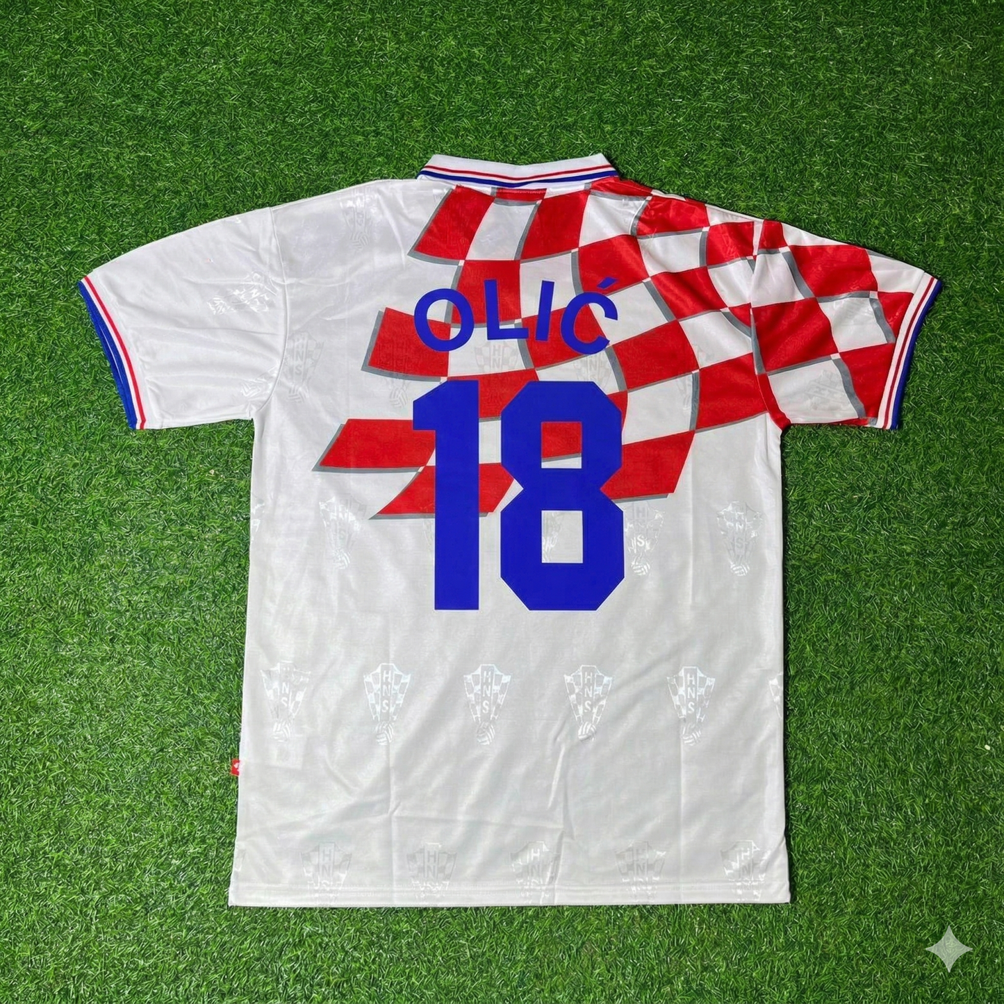 Ivica Olic Croatia Retro Football Jersey Kit