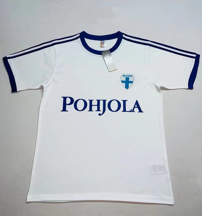 Finland 1982 Home Retro Football Shirt Jalkapallopaita Jersey