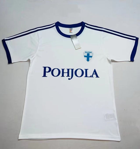 Finland 1982 Home Retro Football Shirt Jalkapallopaita Jersey