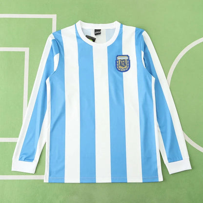 Argentina 1986 Season Home Retro Football Jersey Kit