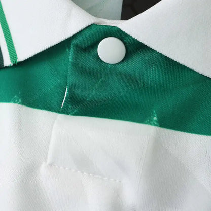 Celtic F.C 88/91 Season Home White Retro Football Jersey