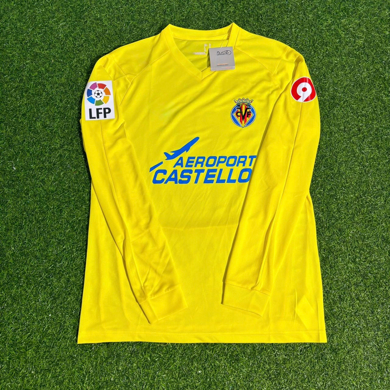 Villarreal CF 2008/2009 Long Sleeve Retro Football Jersey Kit Edition 2