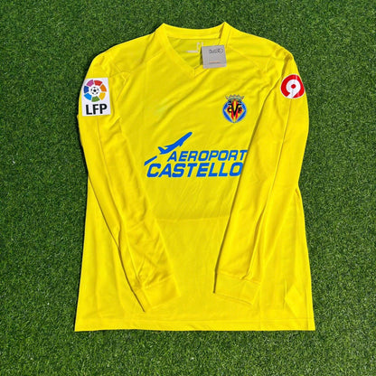 Villarreal CF 2008/2009 Long Sleeve Retro Football Jersey Kit Edition 2