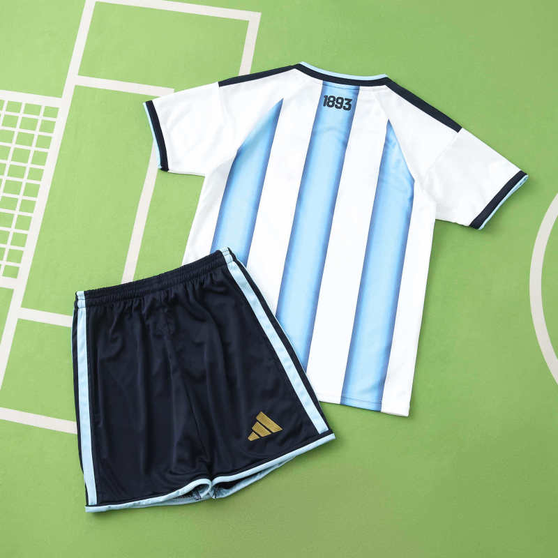 Argentina World Cup 2026 Home Kids Football Jersey