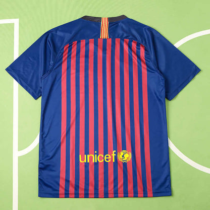 Barcelona 2018/19 Season Home Retro Football Jersey