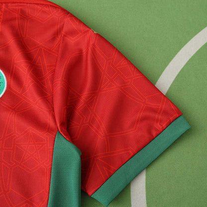 Morocco Home African Cup 2025 Season Football Jersey Kit