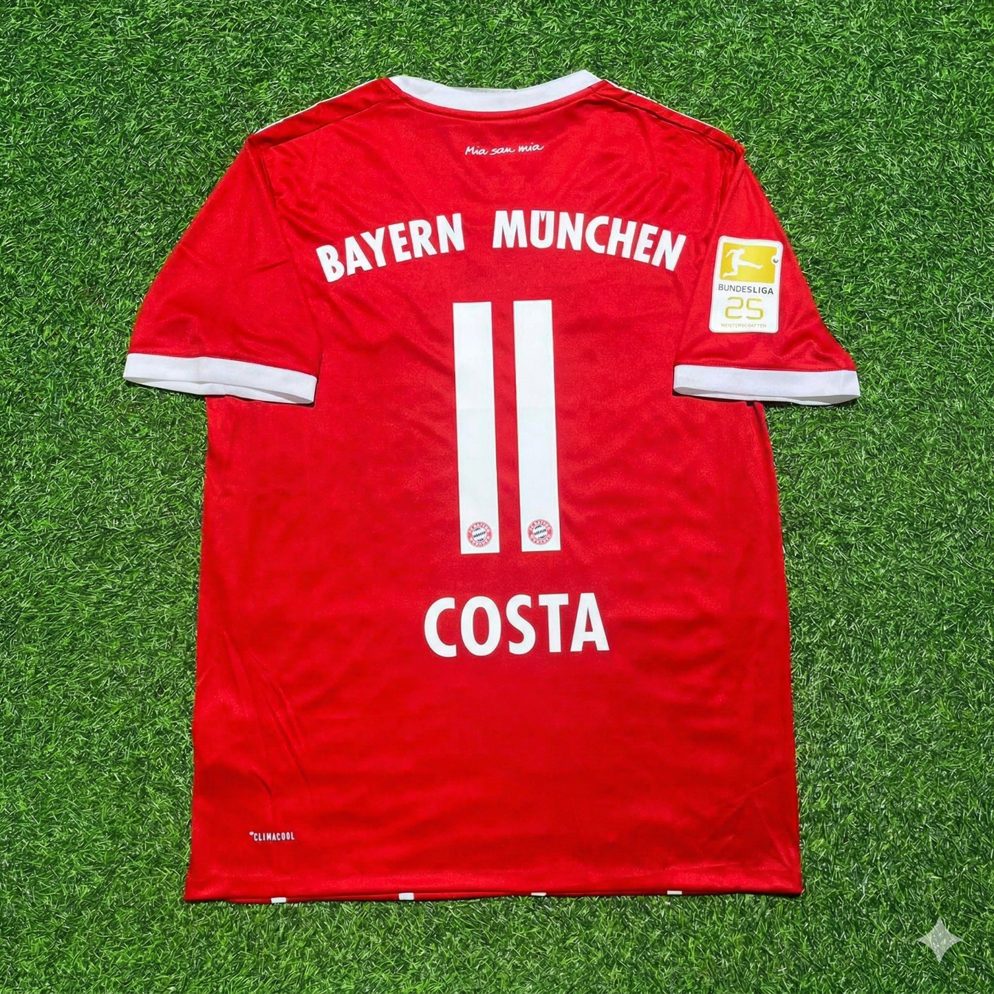 Douglas Costa Bayern Munich 2017-2018 Retro Home Football Jersey