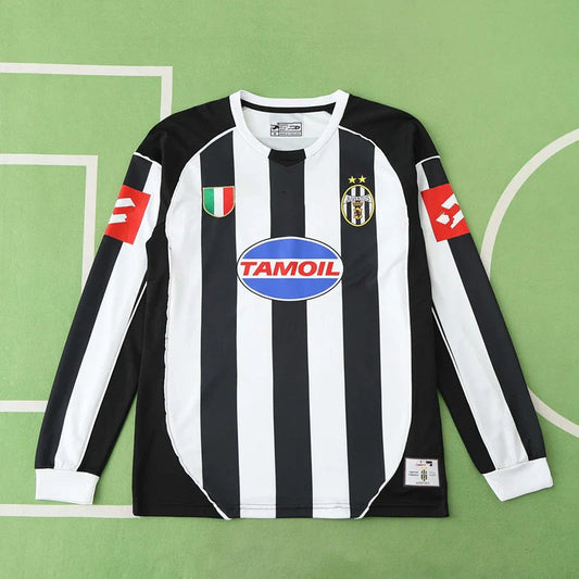 02/03 Juventus FC Season Home Retro Jersey Trikot Soccer Kit