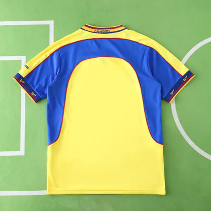 Colombia 2001 Home Field Yellow Retro Football Jersey