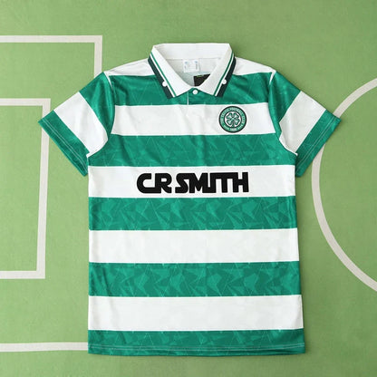 Celtic F.C 88/91 Season Home White Retro Football Jersey