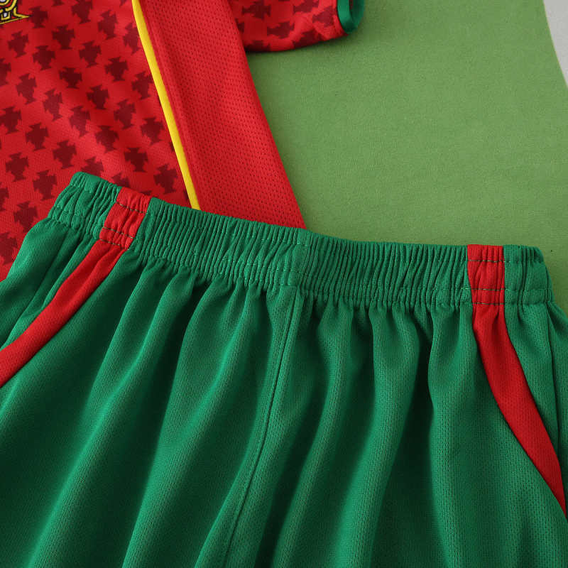 Portugal 2004 Season Home Kids Retro Football Jersey