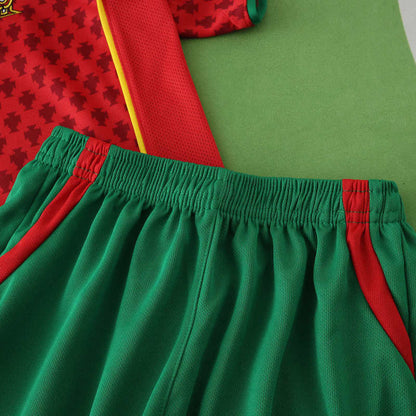 Portugal 2004 Season Home Kids Retro Football Jersey