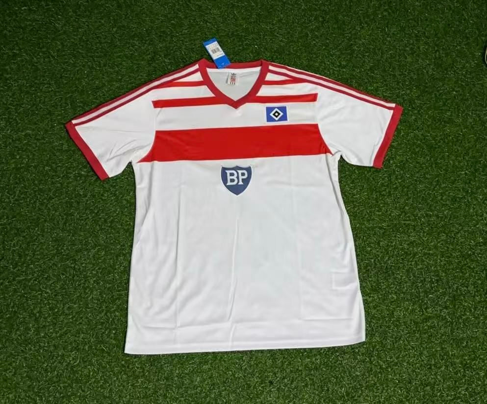 Hamburger SV Retro Heimtrikot 1983 Weiß Fußball
