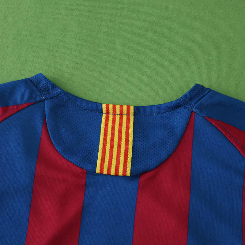 Barcelona 2005 Season Home Kids Retro Football Jersey