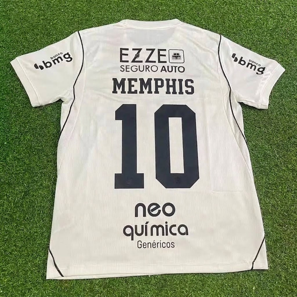 Corinthians 2026-2027 Memphis Depay Special White Football Jersey