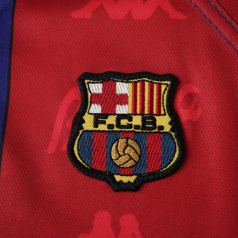 Barcelona 1996 Season Home Retro Football Jersey