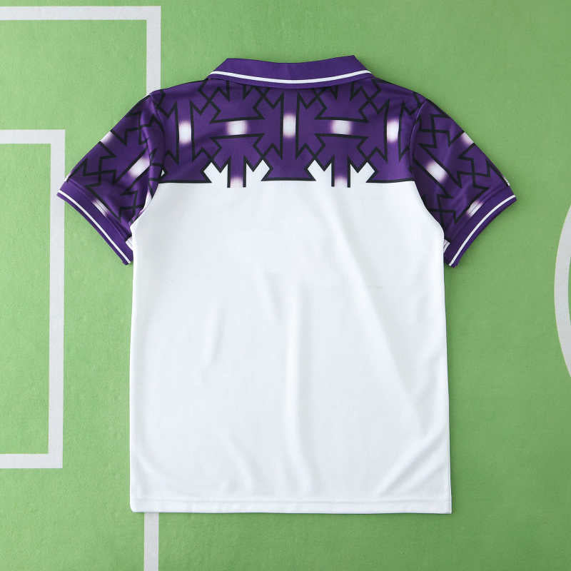 Fiorentina 1992/1993 Away Kids Retro Football Jersey