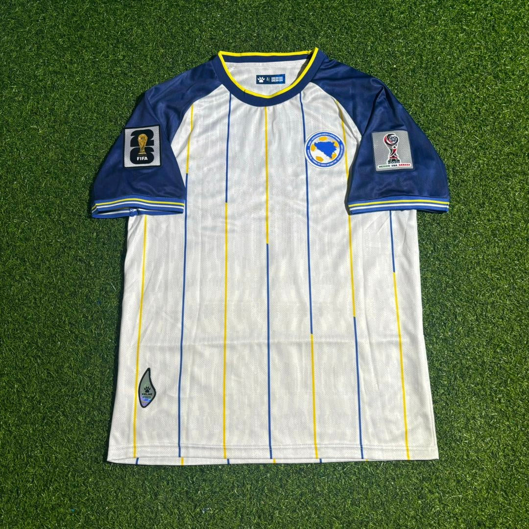 Bosnia and Herzegovina World Cup 2026 White Football Jersey