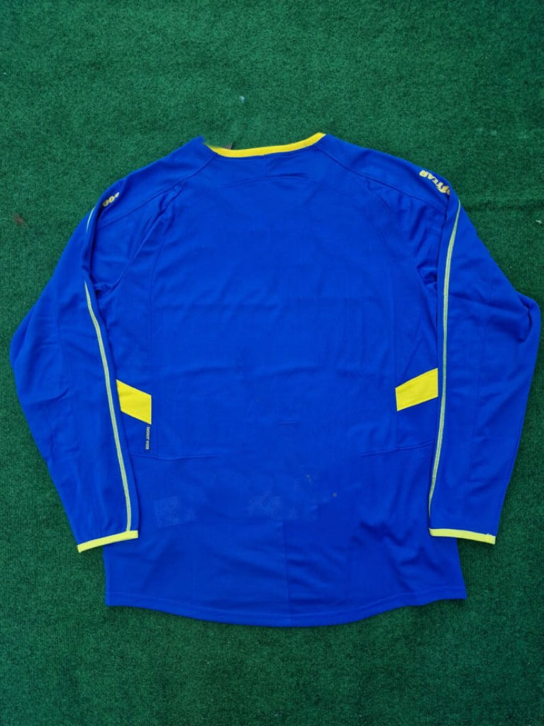 Boca Juniors 2003 2004 Retro Long Sleeve Football Jersey