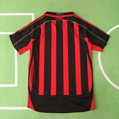 A.C.Milan 06/07 Season Red Away Retro Football Jersey