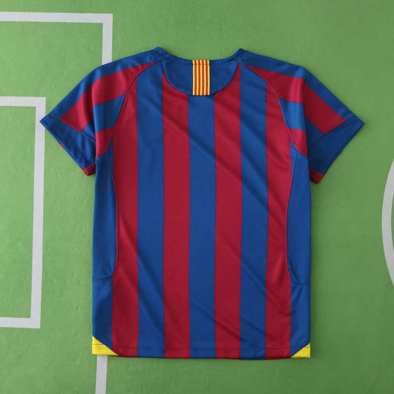 Barcelona 2005 Season Home Kids Retro Football Jersey