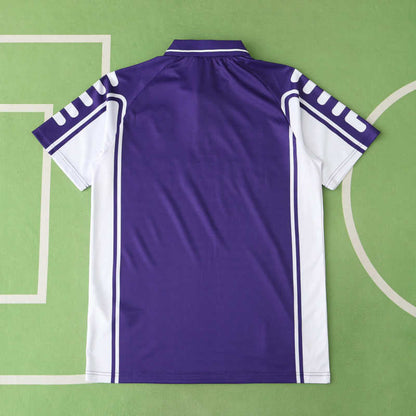 Fiorentina 1999/2000 Season Home Retro Football Jersey