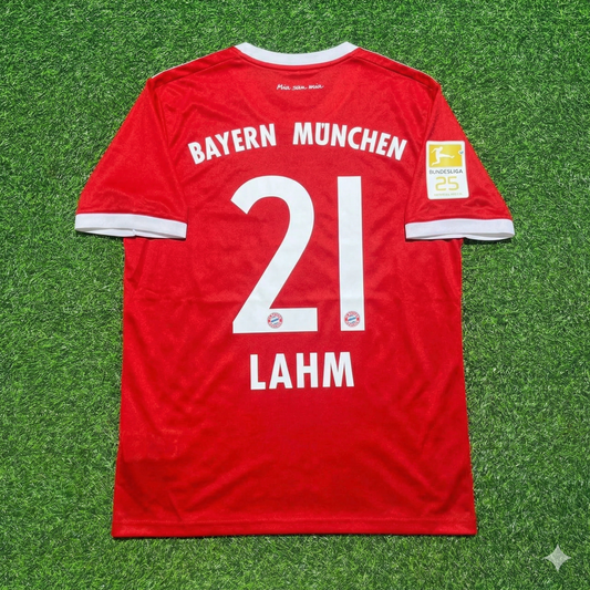 Philipp Lahm Bayern Munich 2017-2018 Retro Home Football Jersey