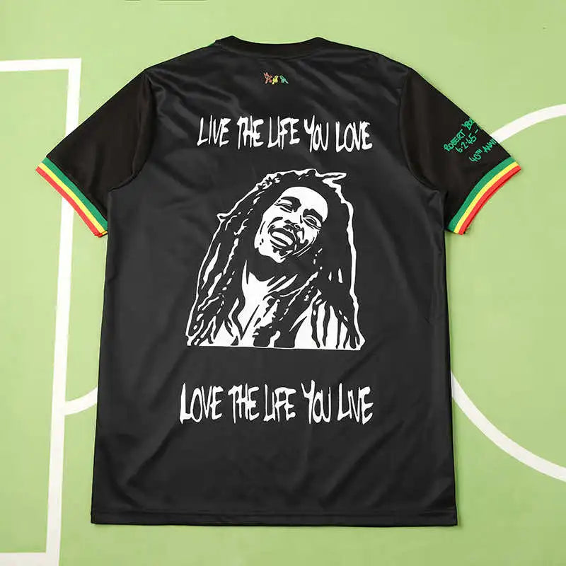 AFC Amsterdam Bob Marley Özel Hatıra Tişört Forması Trikot Maillot Camiseta voetbaltrui