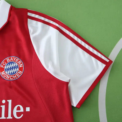Bayern München 03/04 Season Home Red Retro Football Jersey