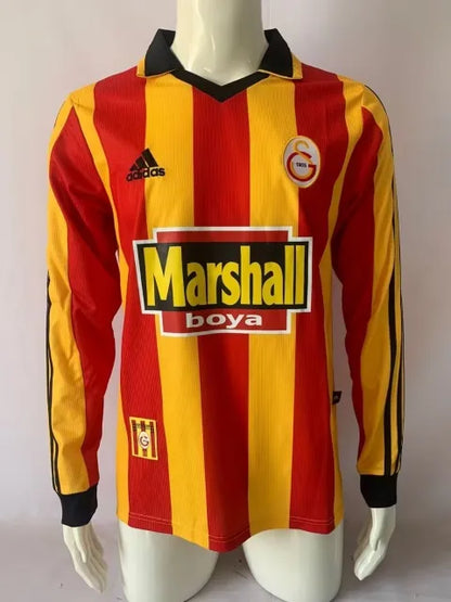 Galatasaray 1999 2000 Retro Long Sleeve Football Jersey Kit Forma
