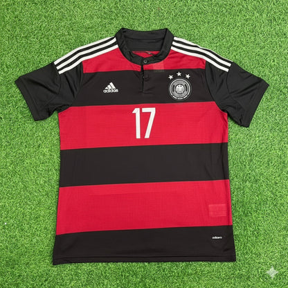 Germany World Cup 2014 Leon Goretzka Deutschland Brazil Black Red Retro Football Jersey